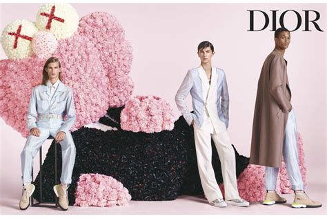 dior homme kaws by kim jones|Kim Jones & KAWS Launch A Dior Capsule Collection.